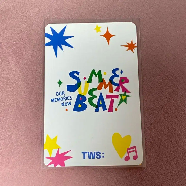 투어스 도훈 뮤플 특전 포카 양도