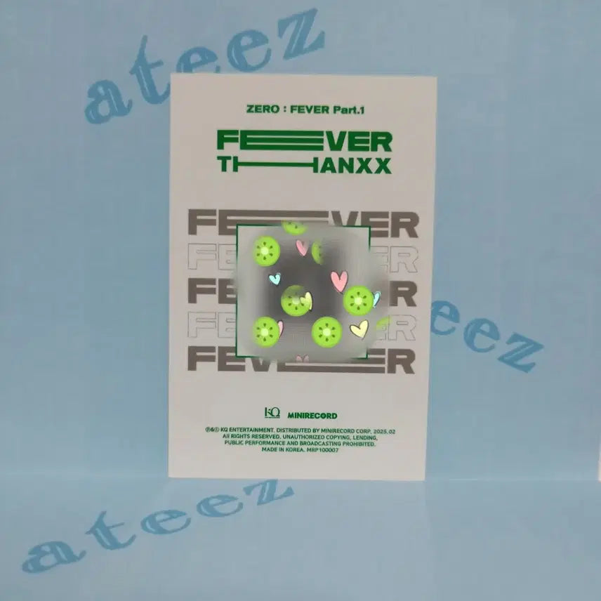 ATEEZ 최산 랜덤 QR Mini Card