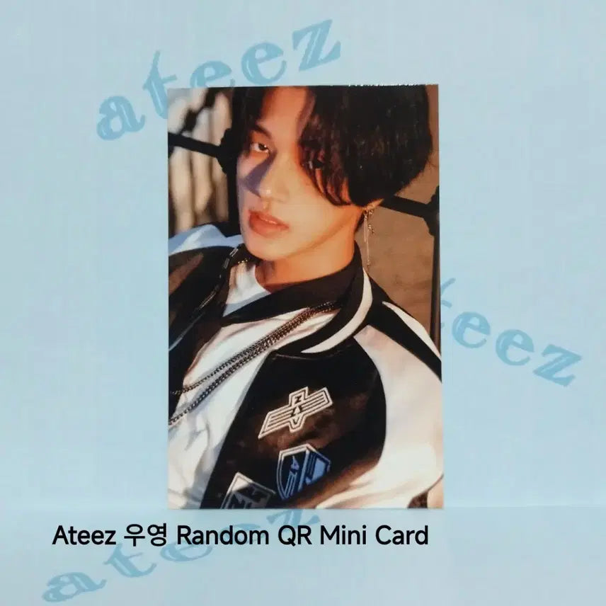 ATEEZ 우영 랜덤 QR Mini Card