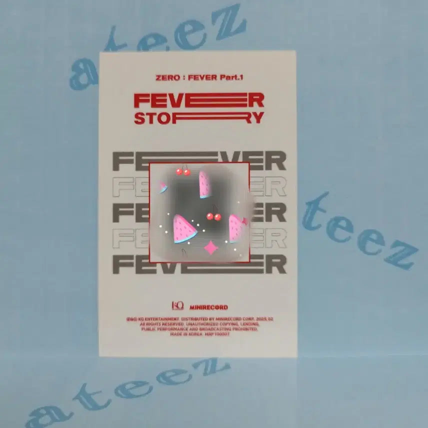 ATEEZ 우영 랜덤 QR Mini Card