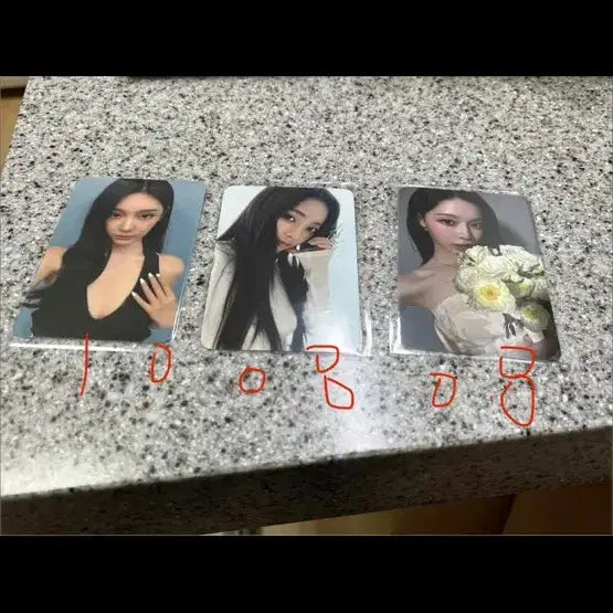 에스파 윈터 카리나 팝업, 트레카 포카 판매합니다