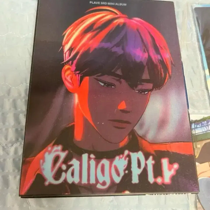 플레이브 예준 생일 케이크 박스+카쿠렌보 십카페 럭드+증사+팝업포카