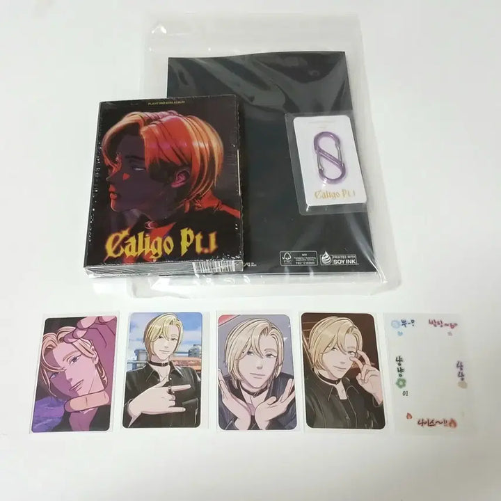 플레이브 칼리고 미개봉 앨범 노아 미공포 포카 일괄