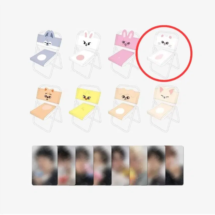 스키주 지니렛 10cm 의자 포카포함 양도