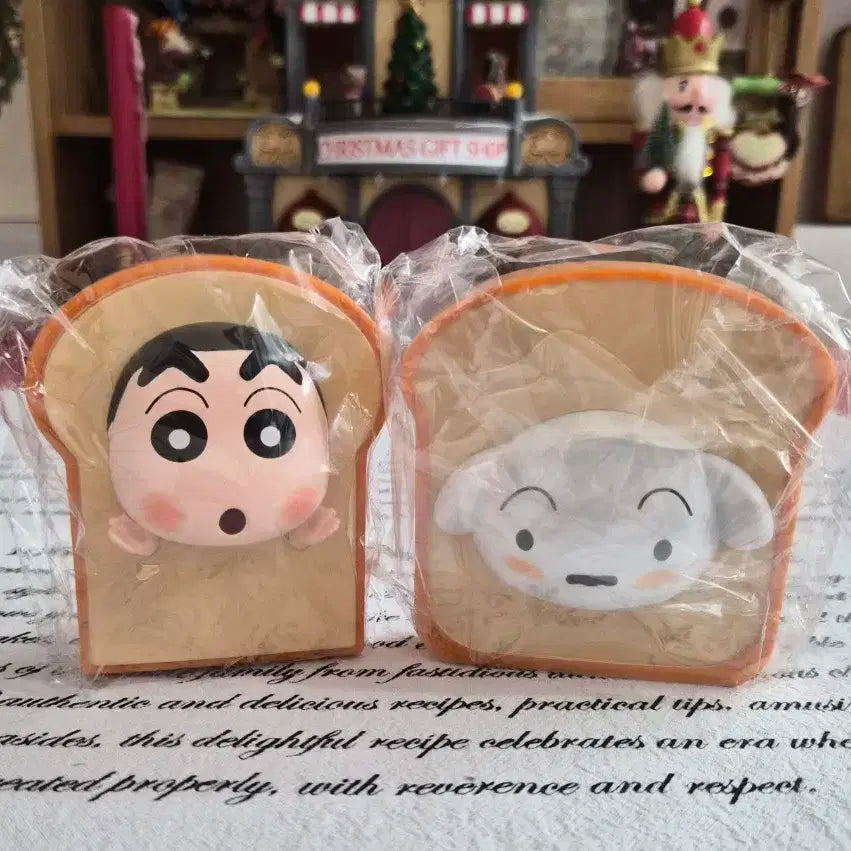 짱구 / 시로 식빵 피규어 세트