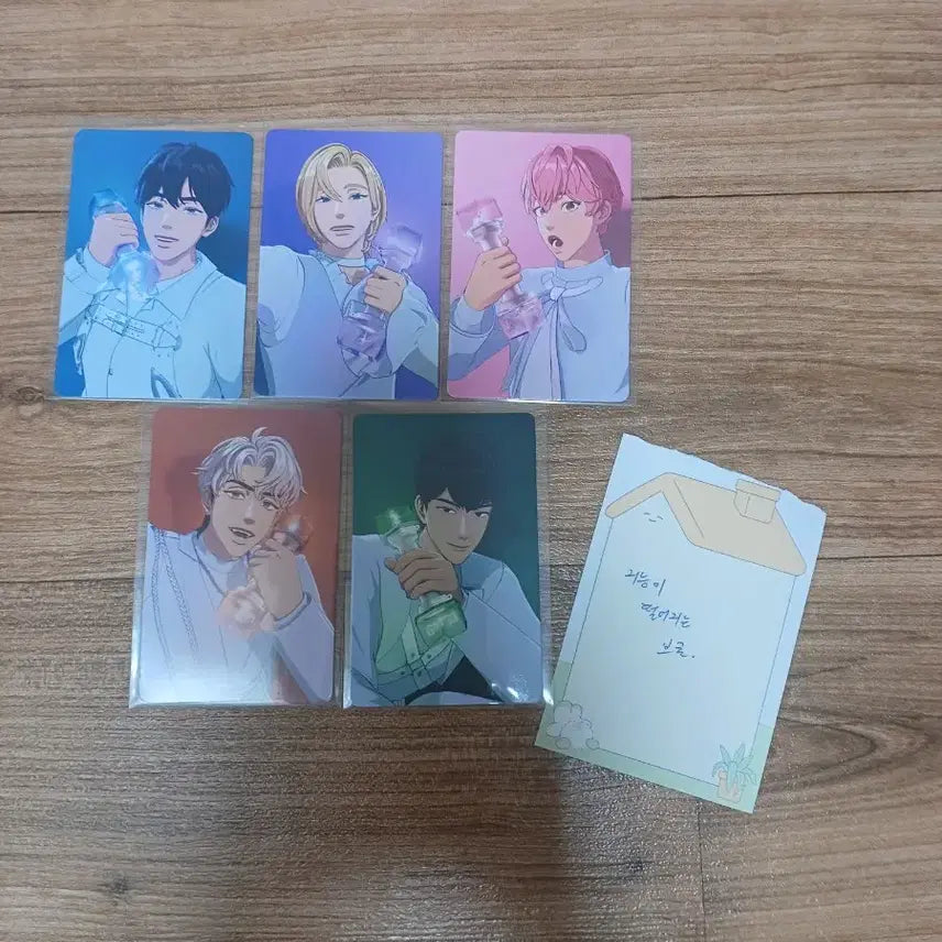 플레이브 응원봉 포카 세트