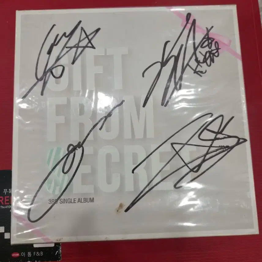 시크릿 Gift From Secret 친필 사인 앨범