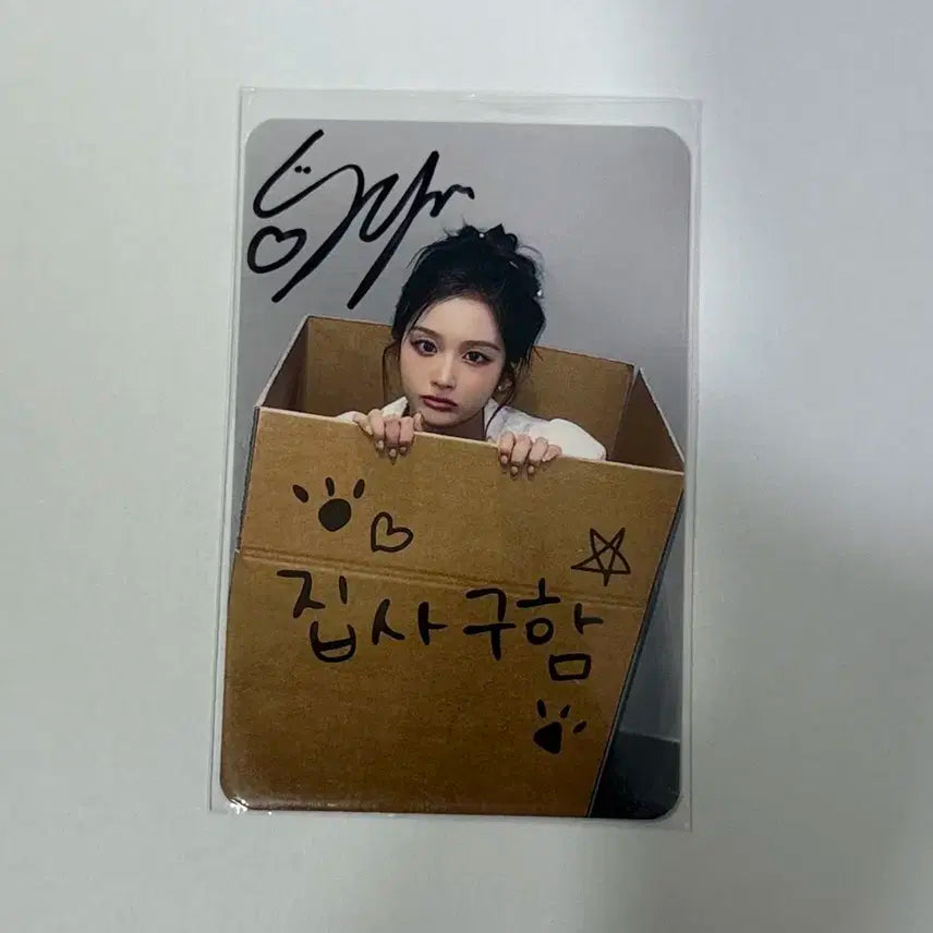 엔믹스 설윤 싸인포토카드 판매