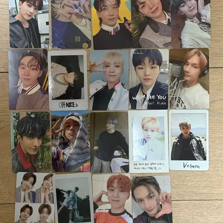 세븐틴 포카 싸게 양도합니다!