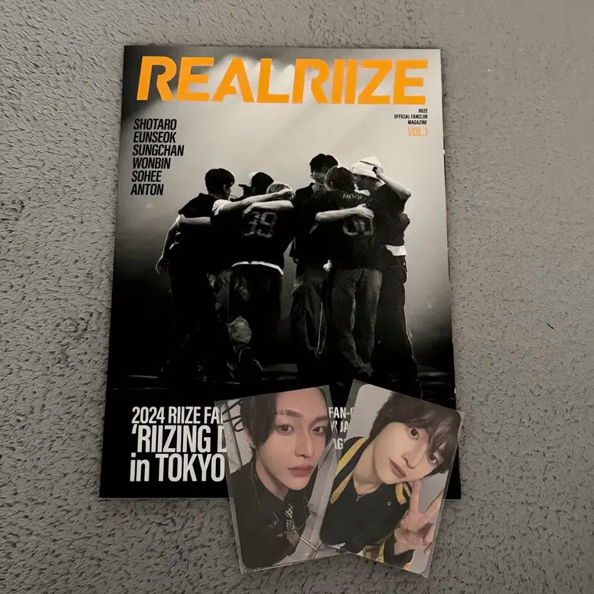 RIIZE 라이즈 브리즈재팬 멤버십 잡지+포카(원빈) 키트 vo.1 판매