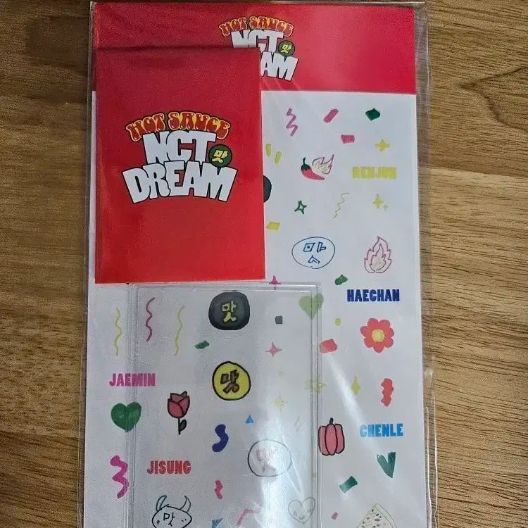 엔시티 드림 맛 포카 데코 세트 NCT Dream Hot Sauce