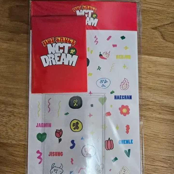 엔시티 드림 맛 포카 데코 세트 NCT Dream Hot Sauce