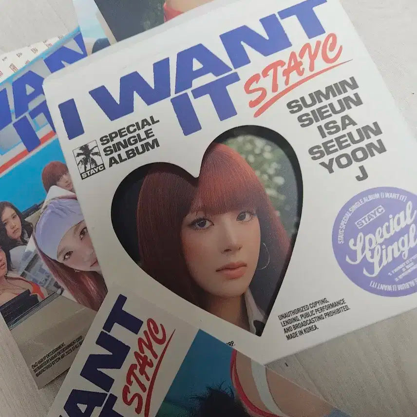 스테이씨 STAYC I WANT IT 싸인 앨범 비매 포카