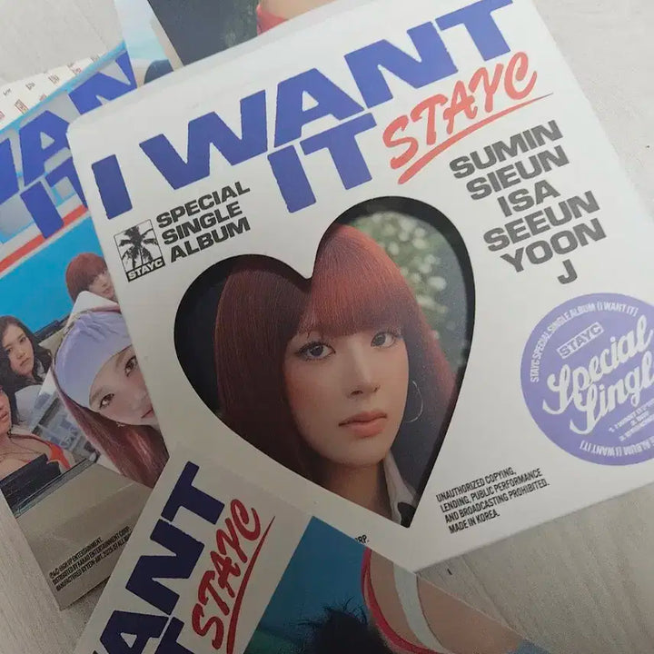 스테이씨 STAYC I WANT IT 싸인 앨범 비매 포카
