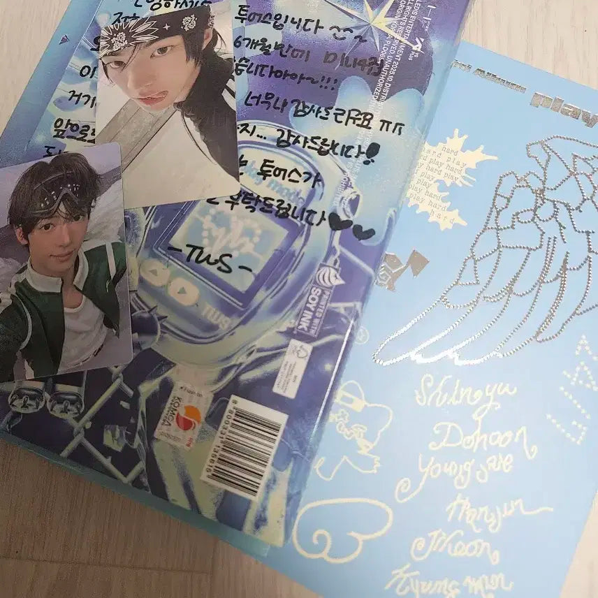 TWS 투어스 미니 4집 싸인 멘트 포카 비매 앨범