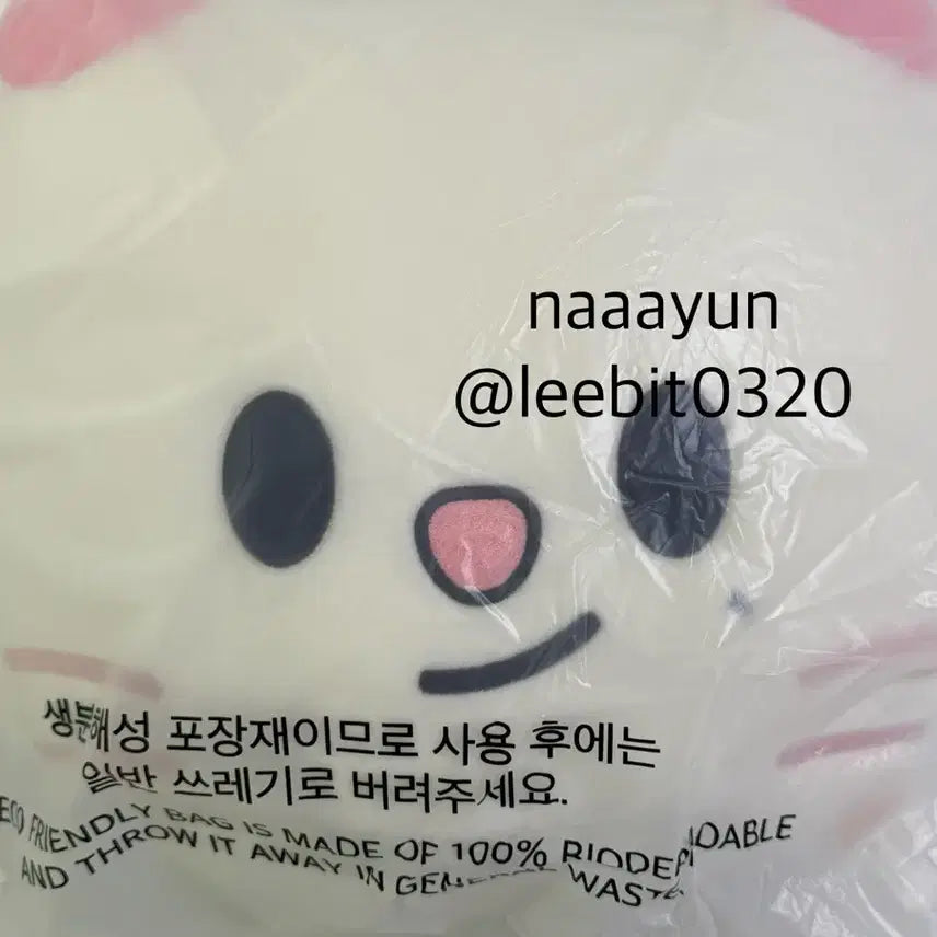 스키주 베이비페이스쿠션 지니렛 쿠션