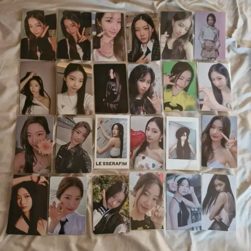 르세라핌 카즈하 포토카드 일괄