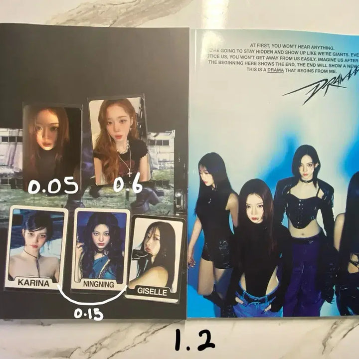 에스파 Drama 앨범 급처 (cd미포함)