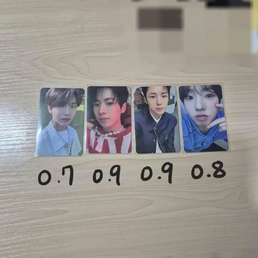 엔시티 위시 재희 유우시 사쿠야 포토카드