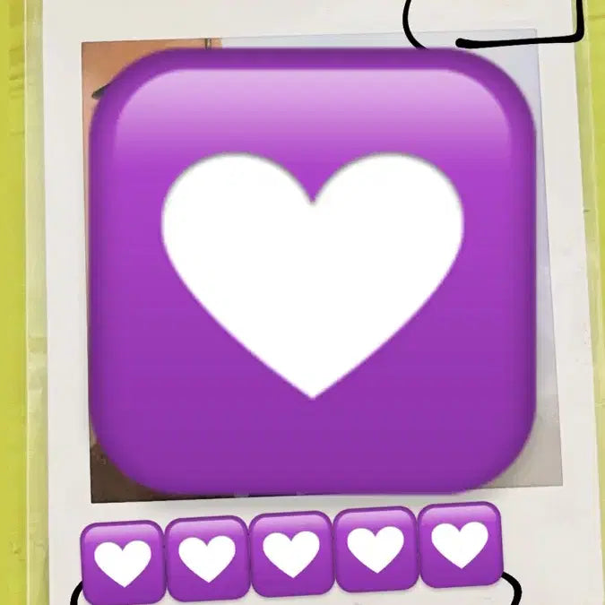 온앤오프 효진 싸인폴라로이드