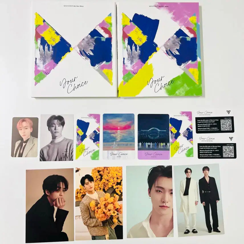 세븐틴 유어초이스 Your Choice 앨범 포카 포토카드 세트