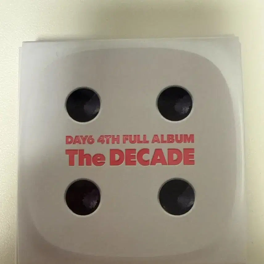 데이식스 네모반 다이스 앨범 큐알 도운