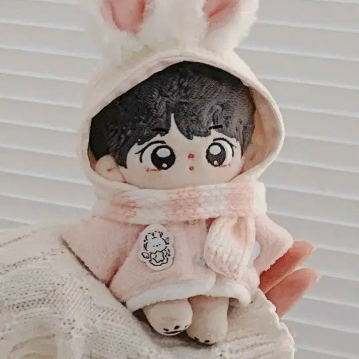10cm 인형옷 무속성 토끼후드 원가이하 양도
