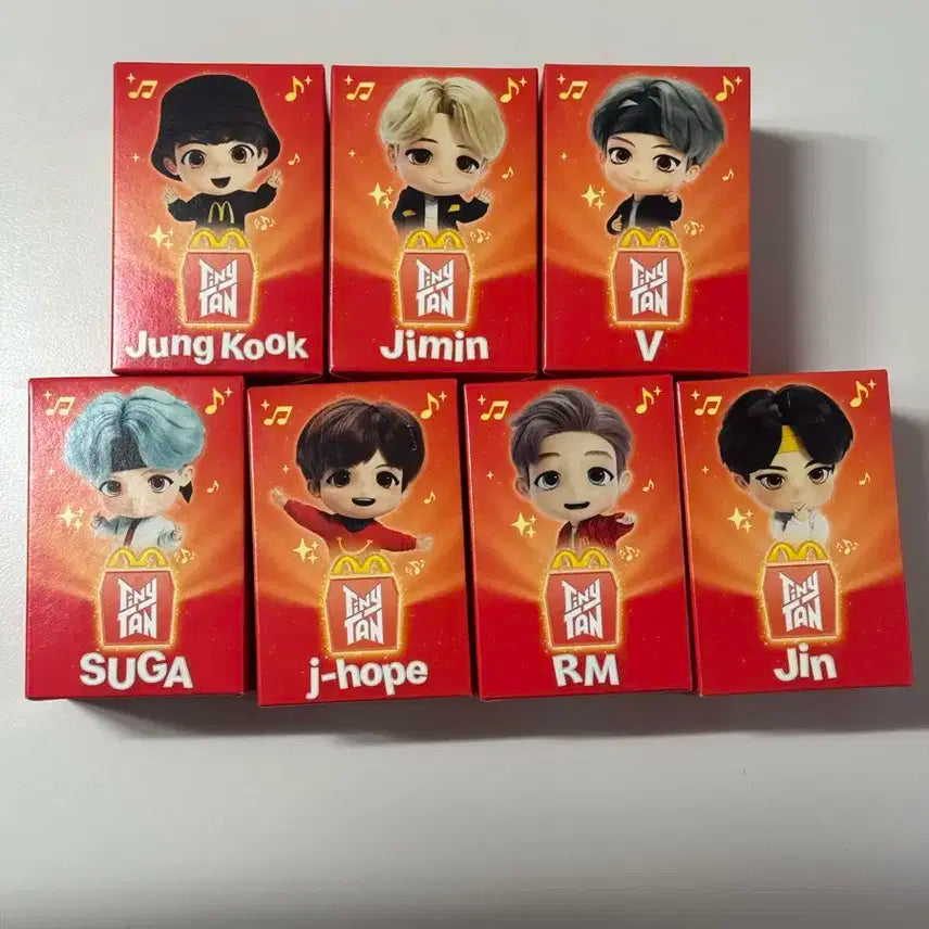 맥도날드 bts 방탄 해피밀 피규어