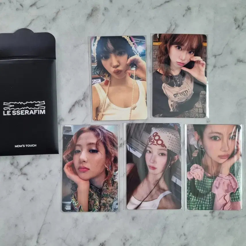 르세라핌 LE SSERAFIM 맘스터치 포토카드