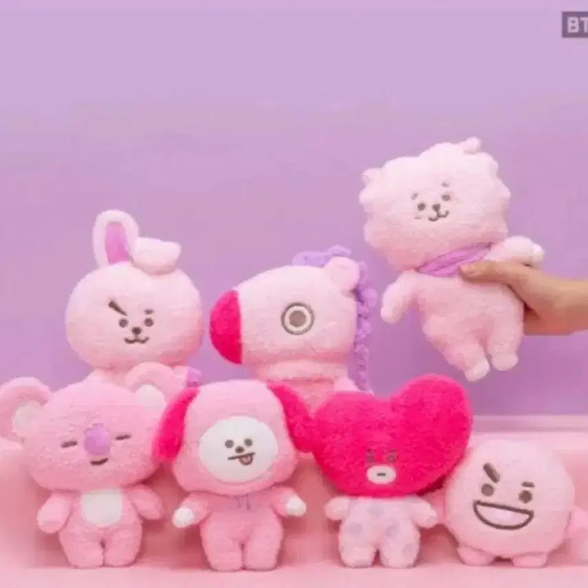 BTS BT21 베이비 치미 핑크 인형