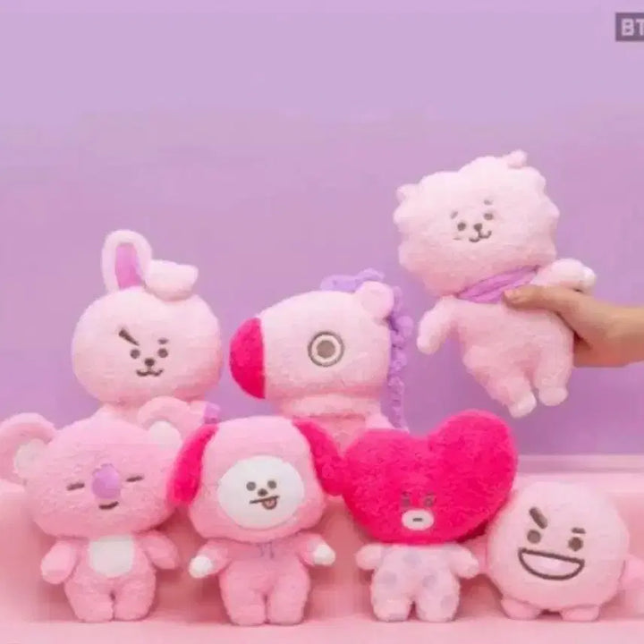 BTS BT21 베이비 치미 핑크 인형