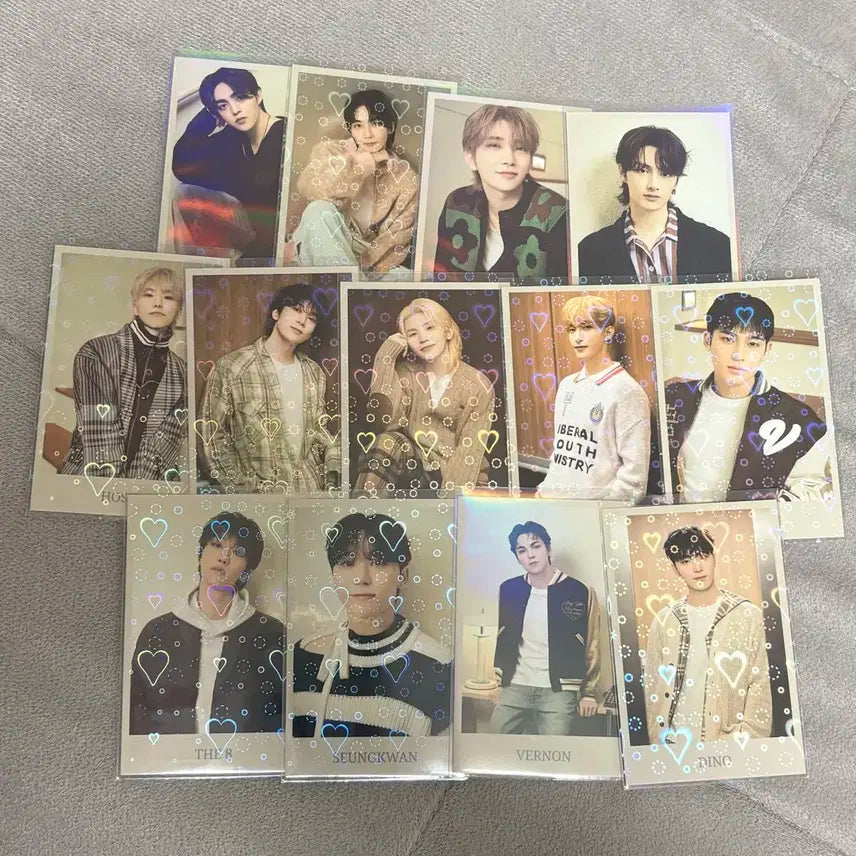 세븐틴 2024캐럿랜드 인스턴트 포카 풀세트