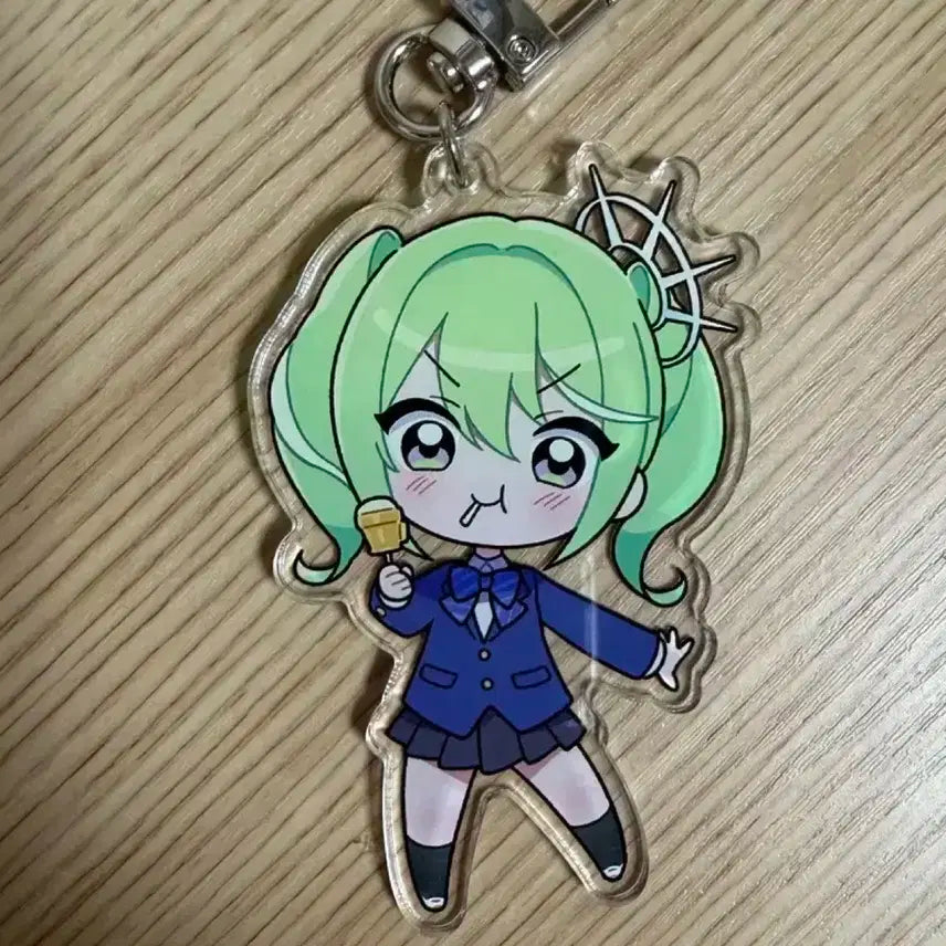 스텔라이브 유즈하리코 비공굿 키링