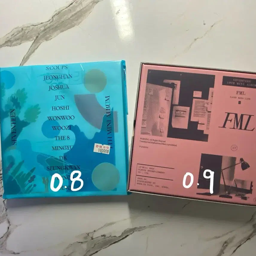 (급처)세븐틴 헹가래,fml (cd,포카 미포함)