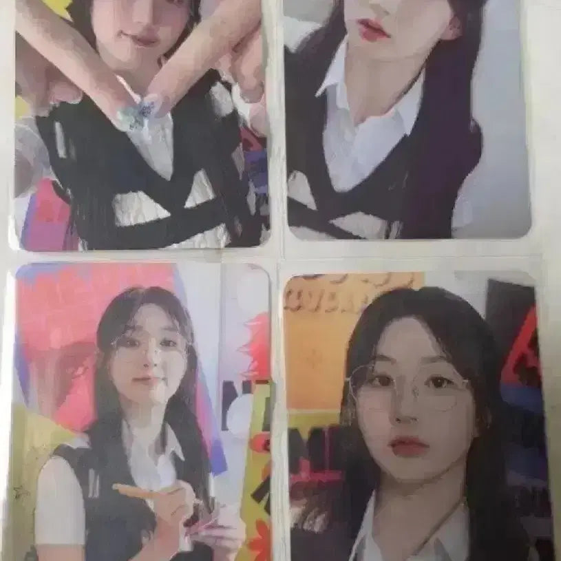 엔믹스 TRADING CARD 해원 포카4장-MIXXUNIVERSITY