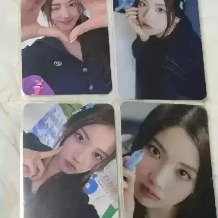 엔믹스 TRADING CARD 지우 포카4장-MIXXUNIVERSITY