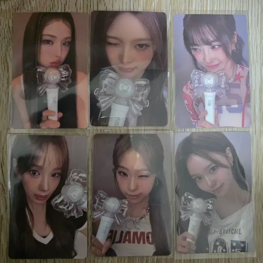 이즈나 응원봉 포카 1set 양도