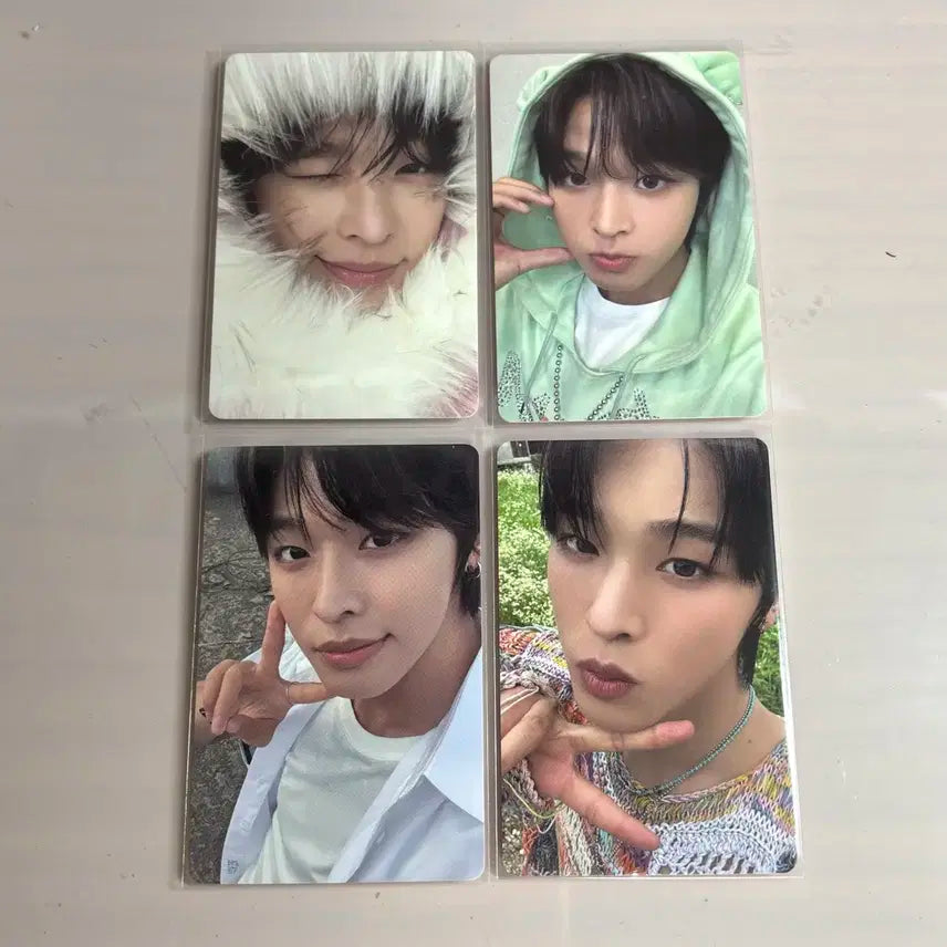 엔시티위시 컬러 리쿠 초회한정 포카 아잉리쿠미라클리쿠교복리쿠