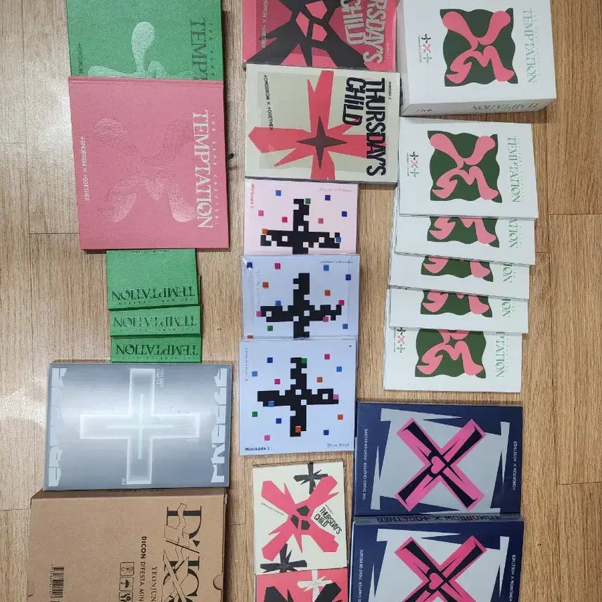 투모로우바이투게더 미니포토 카드,앨범,인형 세트