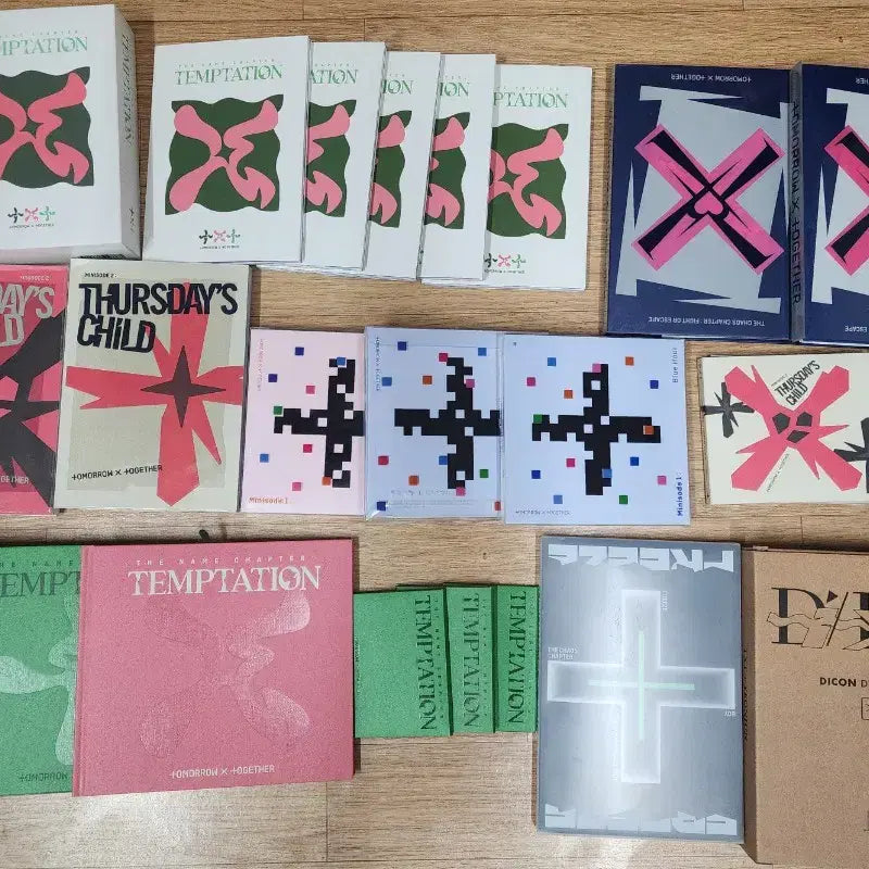 투모로우바이투게더 미니포토 카드,앨범,인형 세트