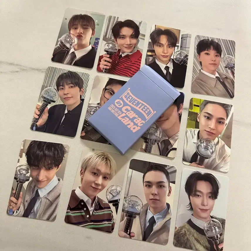 배포)세븐틴 2025캐럿랜드 캐럿존 포카 멤버 전체&퍼즐세븐틴 일괄