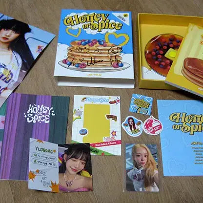 라잇썸 LIGHTSUM 친필싸인 CD - Honey or Spice