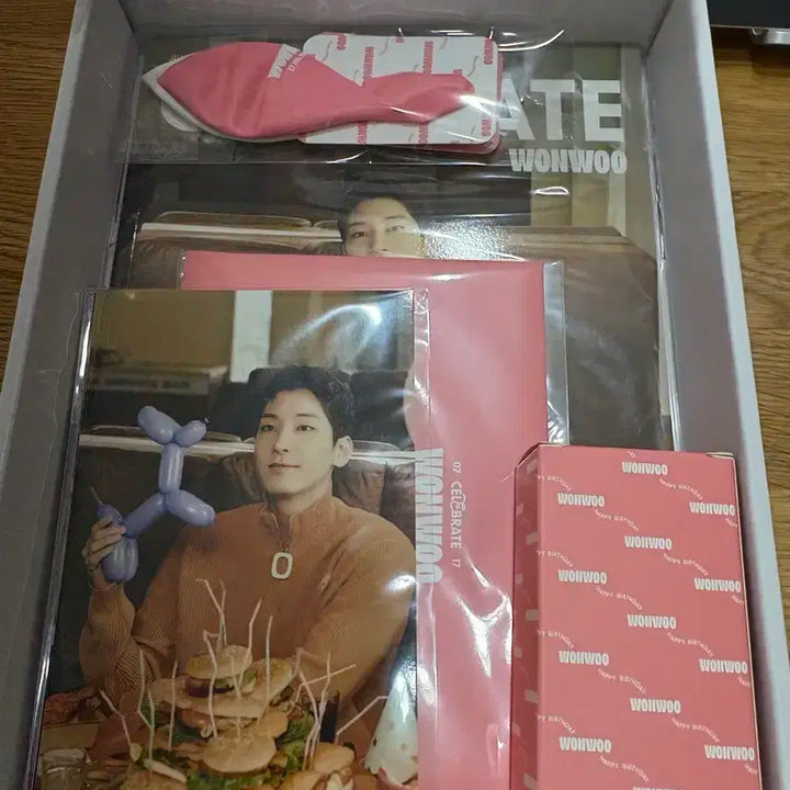 세븐틴 원우 생일박스 개봉 풀셋