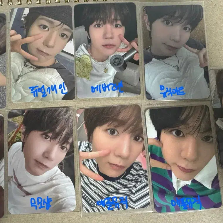 엔시티 위시 료 컬러 미공포 포카 포토카드 일괄 양도 쥬얼 앨범 포함