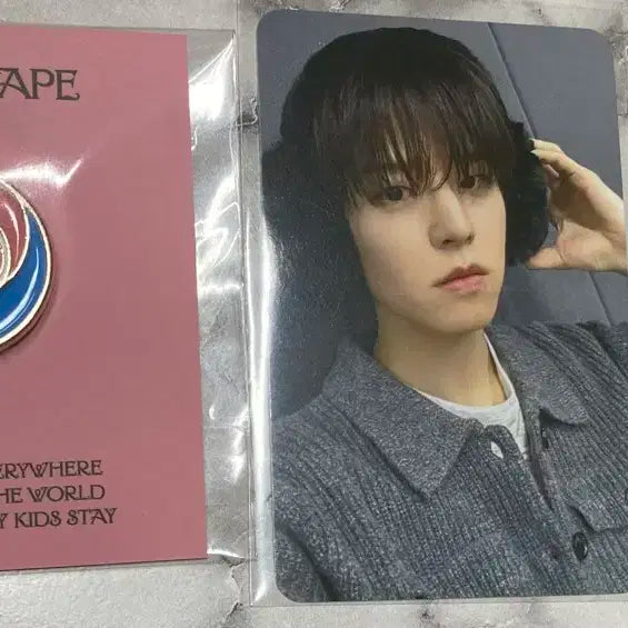 스키즈 승민 두잇 팝업 뱃지 md 포카 후드 포카