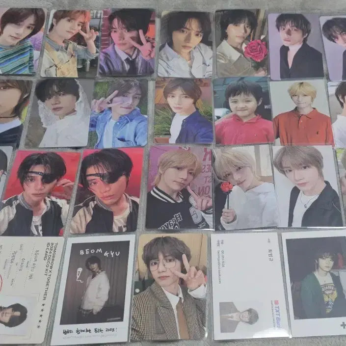 투바투 범규 포토카드 포카 일괄 탈덕처분 최범규 밤긋