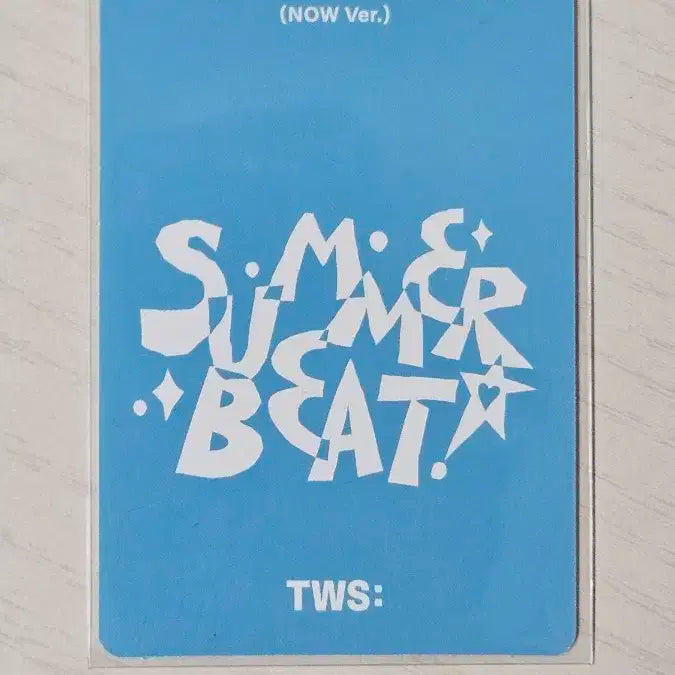 TWS의 두 번째 미니 앨범 SUMMER BEAT! 포카