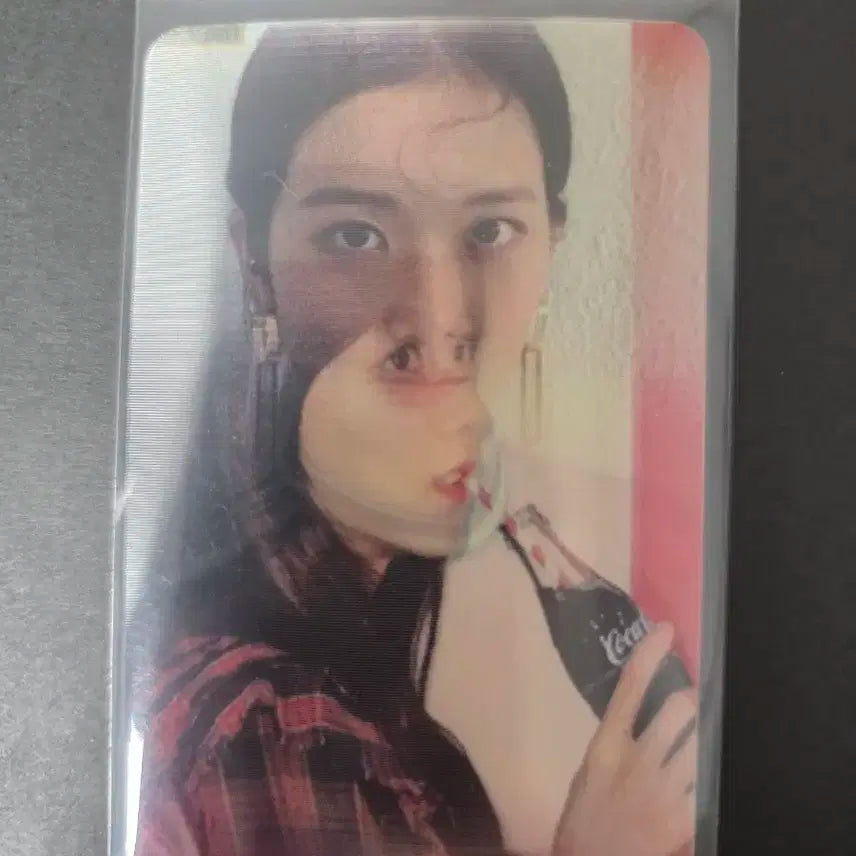 블랙핑크 블핑 지수 2018 월드투어 렌티큘러 포토카드 포카