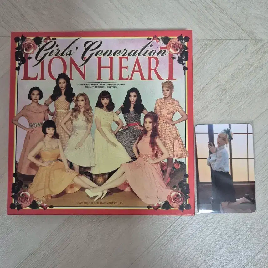 소녀시대 5집 라이언하트 앨범(태연 포카)