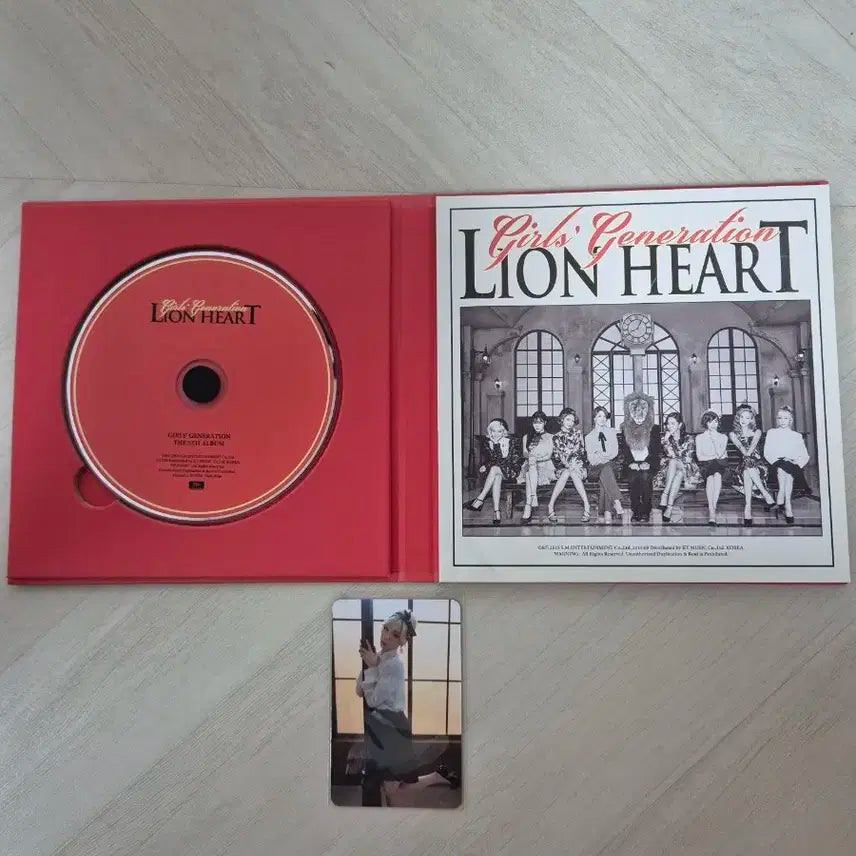 소녀시대 5집 라이언하트 앨범(태연 포카)